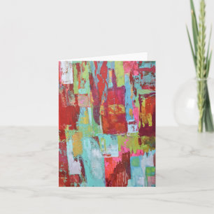 Tarjeta Chica de trabajo Blank Notecard