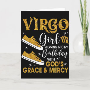 Tarjeta Chica de Virgo Entrando En La Gracia De Dios De Cu