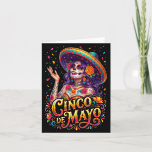 Tarjeta Chica del Cinco De Mayo Fiesta Mexicana 5 De Mayo 