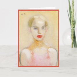 Tarjeta Chica del circo, Helene Schjerfbeck
