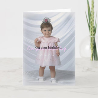 Tarjeta Chica del cumpleaños