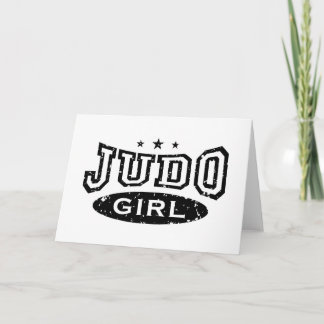 Tarjeta Chica del judo