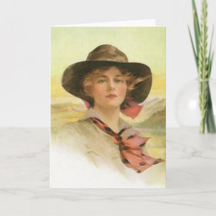 Tarjeta Chica del oeste de oro