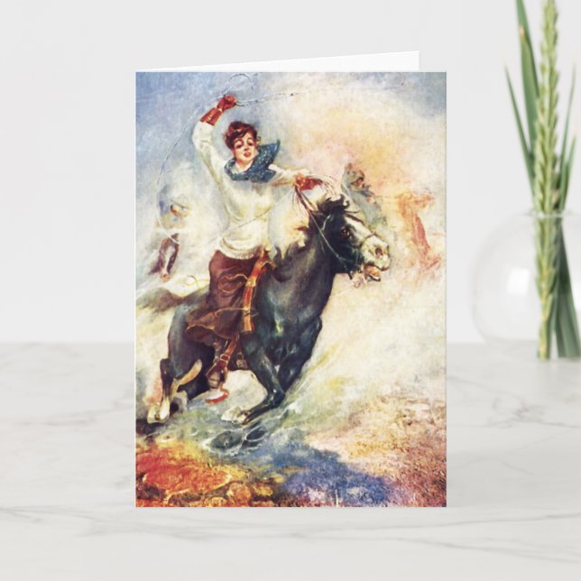 Tarjeta Chica del Puncher de la vaca (Anverso)