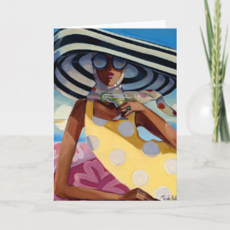 Tarjeta Chica del verano III
