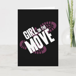 Tarjeta Chica en movimiento