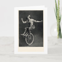 Chica en un Unicycle