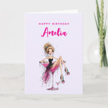 Chica Linda y Coqueta en un Cumpleaños de Copa de