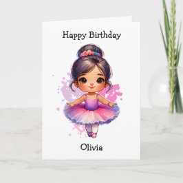 Tarjeta Chica más feliz de la página de cumpleaños Balleri