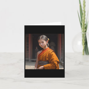 Tarjeta Chica Monja Sticker1 