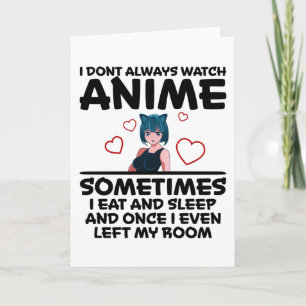 Tarjeta Chica Otaku Anime Manga Cosplay Ramen Regalo Japon