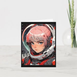 Tarjeta Chica piloto de retroceso de espacio en el Anime