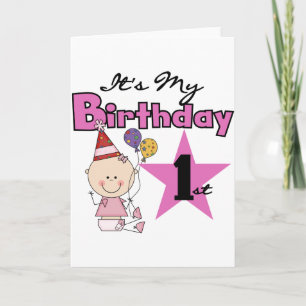 Tarjeta Chica son mis camisetas de cumpleaños y regalos