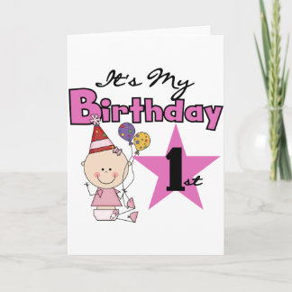 Tarjeta Chica son mis camisetas de cumpleaños y regalos