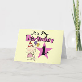 Tarjeta Chica son mis camisetas de cumpleaños y regalos