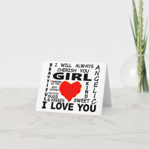 Tarjeta Chica Te Amo