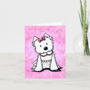 Tarjeta Chica Westie