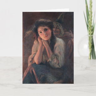 Tarjeta Chica y bruja de Beatrice Offor