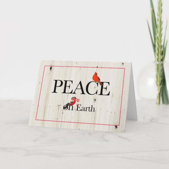 Tarjeta chica y Navidades de caballos (Anverso)