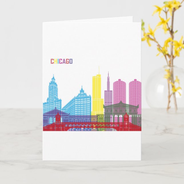TARJETA CHICAGO (flor amarilla)