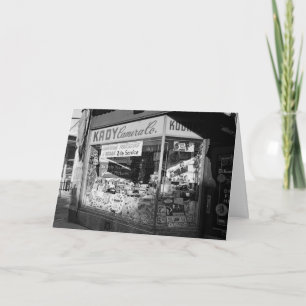 Tarjeta Chicago Illinois Kady Camera Co Store Window 1950
