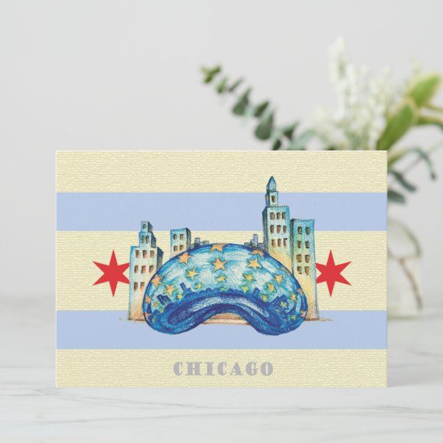 Tarjeta Chicago Postcard (Anverso de pie)
