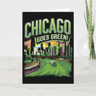 Tarjeta Chicago se vuelve verde para el Día de San Patrici