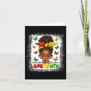 Tarjeta Chicas afroafricanas mujeres negras desordenadas u