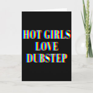 Tarjeta Chicas Calientes Aman Dubstep Edm Baile Música De