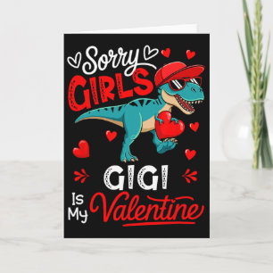 Tarjeta Chicas Chiste Divertido Gigi Es Mi San Valentín T-