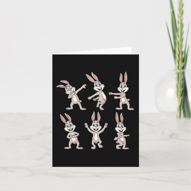Tarjeta Chicas de bailarinas de danza de Pascua (Anverso)