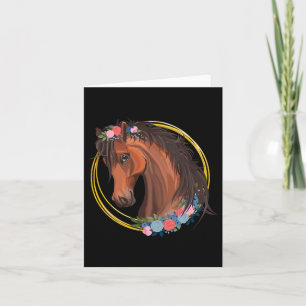 Tarjeta Chicas de caballos Lover Rodeo Caballo Montando Ec