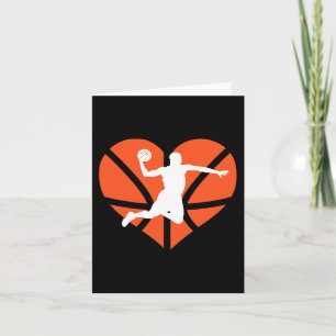 Tarjeta Chicas de día de San Valentín Heart Dunking Balonc