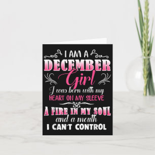 Tarjeta Chicas de diciembre disparan en mi boca del alma q
