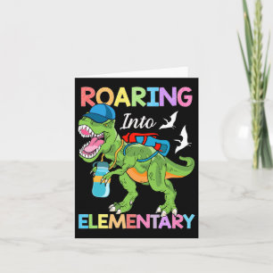 Tarjeta Chicas De Dinosaurios Elementales Ck