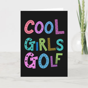 Tarjeta Chicas de Guay Golf Golf Golf Lover Sport Mujeres
