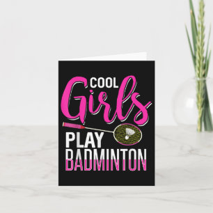 Tarjeta Chicas de Guay juegan a Badminton