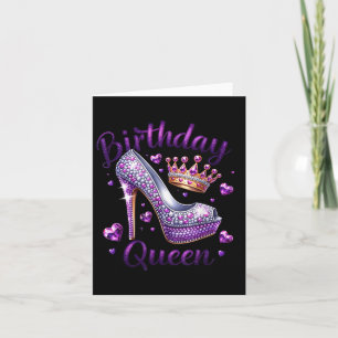 Tarjeta Chicas de la Reina Corona de Cumpleaños