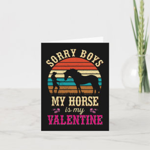 Tarjeta Chicas día de San Valentín Lo siento Muchachos Mi 