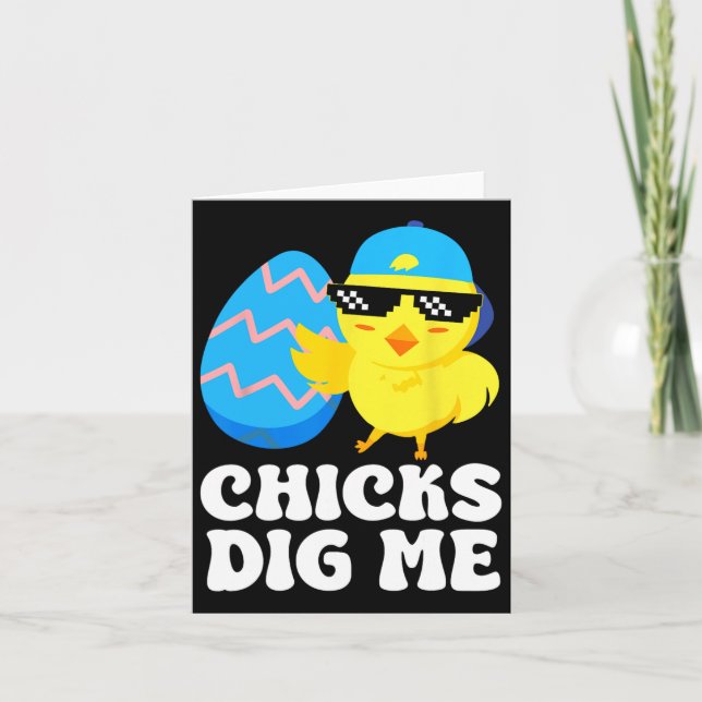 Tarjeta Chicas Divertidas Me Gustan Para Hombres Niños Peq (Anverso)