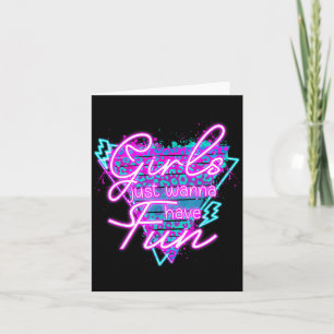 Tarjeta Chicas Divertidas Solo Quieren Divertirse Impresio