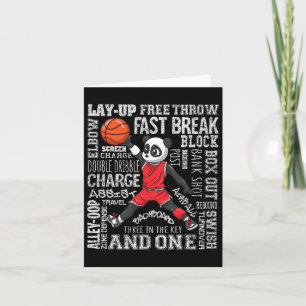 Tarjeta Chicas divertidos de Bysketbyll Niños Cute Panda R