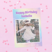 Chicas educados foto arcoiris pastel Personalizado