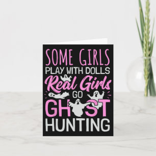 Tarjeta Chicas Fantasma Caza Mujeres Invertir Paranormalme