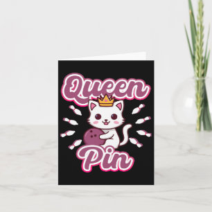Tarjeta Chicas femeninas de Queen Pin lanzan un balón al g