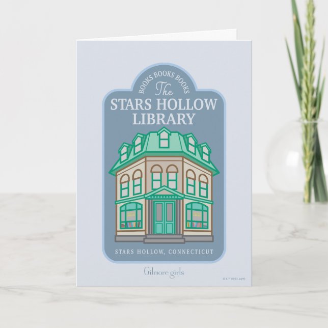 Tarjeta Chicas Gilmore | Biblioteca Stars Hollow (Anverso)