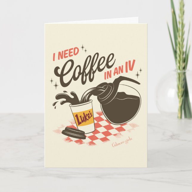 Tarjeta Chicas Gilmore Coffee IV de Luke (Anverso)