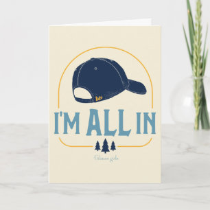 Tarjeta Chicas Gilmore Estoy en el Gorra de Luke