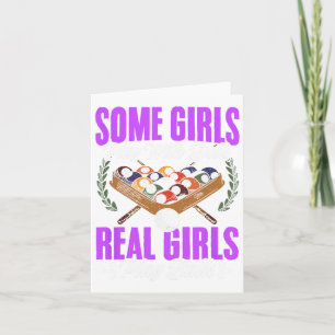 Tarjeta Chicas Juegan Con Jugadores De La Piscina De Snook