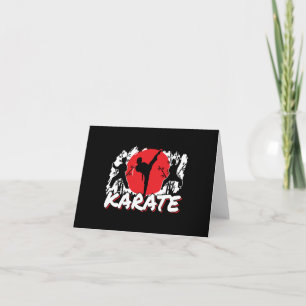Tarjeta Chicas Karate - Tema japonés patriótico